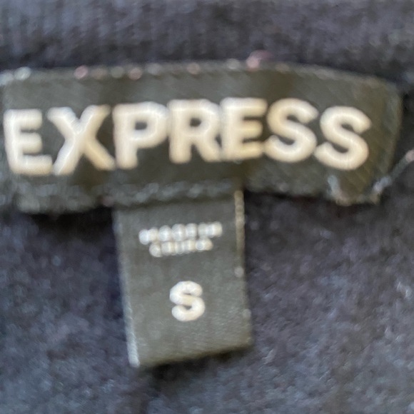 Express Black V-Neck Sweater Sz. Small. Beautiful and form-fitting. - Picture 7 of 8